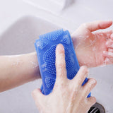 Silicone Back Scrubber for Shower, with Handle Body Washer,60 cm Extra Long Exfoliating Texture Scrubbing Pad Perfect for Dry In Australia - Darrahopens