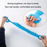 Silicone Back Scrubber for Shower, with Handle Body Washer,60 cm Extra Long Exfoliating Texture Scrubbing Pad Perfect for Dry In Australia - Darrahopens