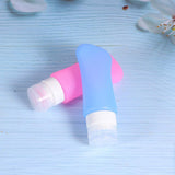 2 Pcs Travel Bottles Buttercream Shampoo Small Squeeze Bottles Soap Travel Container Mini Lotion Empty Mini Bottle Refillable