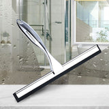 2PCS Replacement Silicon Rubber Squeegee Blade, 10 Inch Black and white Replacement Silicon Rubber Squeegee Blade