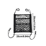 3-Layer Car Mesh Organizer Storage Between Front Seats Kid Dog Pet Net Barrier Car Net Pocket Elastic Tissue Purse Holder Netting In Australia - Darrahopens