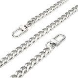 Mens Wallet with Chain Leather Long Wallet Vintage Biker Money Clip with Zipper Flat Chain Strap Handbag Accessories Purse Straps