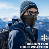 Winter Neck Warmer Gaiter Windproof Face Mask Balaclava Bandana for Ski Snowboard Mask Bandana (GRAY)