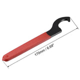 Hook Spanner Wrench Collet Chuck for 38-42mm Round Nut, with Red Non-slip Handle 2pcs  For38-42mm Round Nut