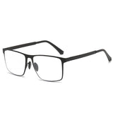 Photochromic Short Sighted Nearsighted Glasses For Men Women UV Blue Light Filter Myopia Eyeglasses（black）