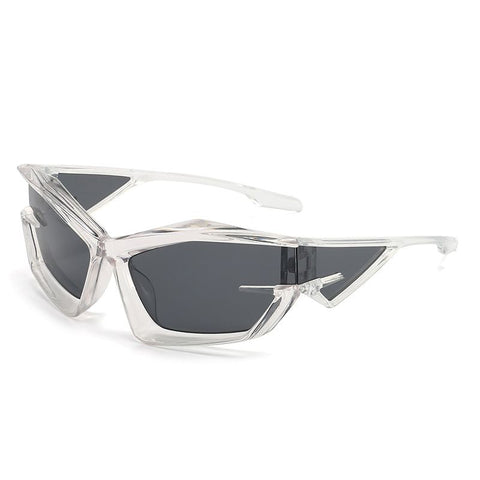 Trendy Wrap Around Sunglasses for Men Women Fashion Cool Sport Stylish Cat Eye Sun Glasses Glasses Alien Space Shades In Australia - Darrahopens