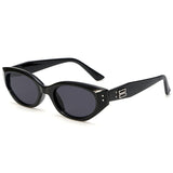 Retro Rectangle Sunglasses for Women Small Clout Goggles Fashion Designer Cool Square Shades with Small Face Narrow