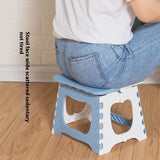 Non-Slip Surface Portable Foldable 1 Step Stool with Carry Handle, Heavy Duty to Support Adults for Living Room, Kitchen（2pcs）