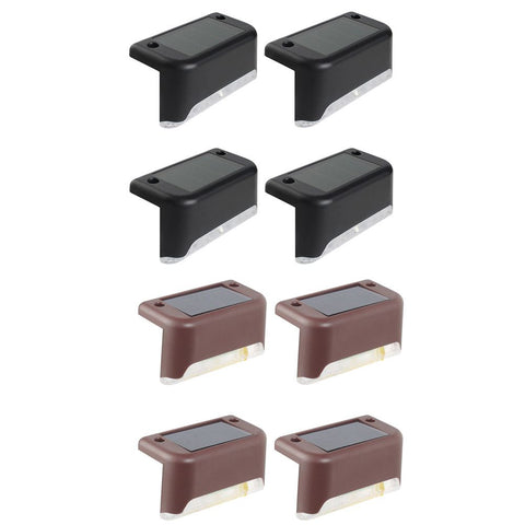 Solar Deck Lights Outdoor 8 Pack, Solar Step Lights Waterproof Solar lights for Outdoor Stairs, Step , Fence, Patio(Warm White) In Australia - Darrahopens