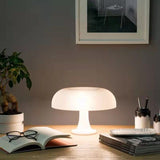 Retro Mushroom Lamp for Room Aesthetic Modern Lighting for Bedroom | Cool Retro Living Room Decor (White) In Australia - Darrahopens