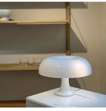 Retro Mushroom Lamp for Room Aesthetic Modern Lighting for Bedroom | Cool Retro Living Room Decor (White) In Australia - Darrahopens