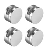 [4 Pieces] Adjustable Frameless Rectangular Glass Shelf Bracket Bracket Heavy Fixture Shelf Shelf clamp In Australia - Darrahopens
