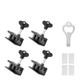 Window Locks,4 Sets Sliding Window Locks with Key for Vertical & Adjustable Security Window Lock for Patio Bedroom Home In Australia - Darrahopens