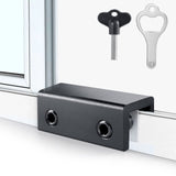 Window Locks,4 Sets Sliding Window Locks with Key for Vertical & Adjustable Security Window Lock for Patio Bedroom Home In Australia - Darrahopens