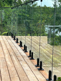 Stainless Steel Glass Clamp Glass Spigots Post Balustrade Stairs Railing Pool Balcony Fence Floor Glass Mounting Brackets