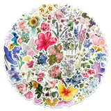 50 Pcs Flower Stickers,Vinyl Waterproof Stickers for Laptop,Skateboard,Water Bottles,Cute Flower Stickers for Kids Teens Adult In Australia - Darrahopens