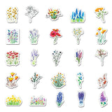 50 Pcs Flower Stickers,Vinyl Waterproof Stickers for Laptop,Bumper,Skateboard,Water Bottles,Computer,Phone, Cute In Australia - Darrahopens