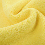 5 Pack Microfiber Cleaning Towels, Thick Quick Drying Dual Layer for Car Washing Polishing Waxing Auto Detailing, (Grey/Yellow)