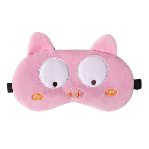 3 Pieces Cute Animal Eye Mask Soft Sleeping Eye Shade Night Sleeping Eye Mask Adjustable Elastic Sleeping Mask for Women In Australia - Darrahopens