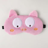 3 Pieces Cute Animal Eye Mask Soft Sleeping Eye Shade Night Sleeping Eye Mask Adjustable Elastic Sleeping Mask for Women