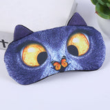 4 Pack Cute Animal Funny Sleep Eye Mask for Sleeping Cat Dog Soft Plush Blindfold Sleep Masks Eye Cover Eyeshade for Kids Girls