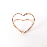 20pcs Heart Card Holders Rose Gold Mini Place Card Holder Cute Name Card Holder Metal Photo Clip Card Display Stand for Wedding