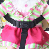 High Chair Straps, 3 Point Harness Straps Belt for Child Kid Chair Strap for IKEA High Chair Seat Belt Clips(Black)