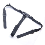 High Chair Straps, 3 Point Harness Straps Belt for Child Kid Chair Strap for IKEA High Chair Seat Belt Clips(Black)