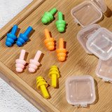 Earplugs for Sleeping Noise Cancelling, Reusable Ear Plugs– Super Soft, Silicone Ear Plug, for Sleeping 5 Pairs,Concerts(5Colors) In Australia - Darrahopens