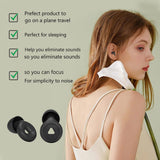 Earplugs for Sleeping Noise Cancelling, Reusable Noise-Reducing Earplugs, Perfect for Sleep, Focus, Noise Sensitivity & Travel