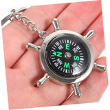 Compass Keychain Key Ring Key Camping Accessories Men Compass Survival Compass Keyring Hiking Small Compass Keyring In Australia - Darrahopens
