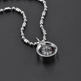 Mini Grade Compass, Pocket Survival Compass, Waterproof Hiking Compass, Special Necklace Compass-Survival Hiking Gear for Women
