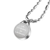 Mini Grade Compass, Pocket Survival Compass, Waterproof Hiking Compass, Special Necklace Compass-Survival Hiking Gear for Women In Australia - Darrahopens