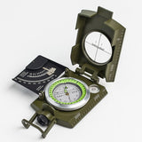 Multifunctional Military Sighting Navigation Compass with Inclinometer | Impact Resistant & Waterproof Compass for Hiking, Camping