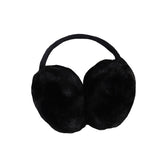 Ear Muffs for Women Faux Fur Winter Girls Earmuffs Fluffy Adjustable Ear Warmers Cute Ear Covers Black Warm Ear In Australia - Darrahopens