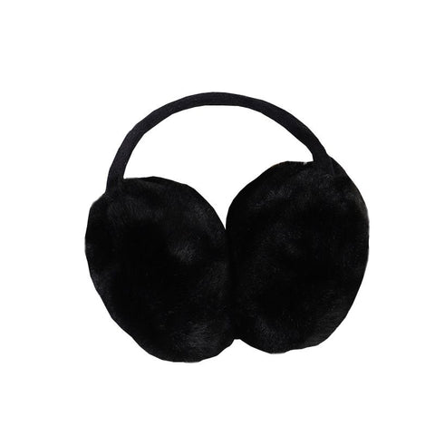 Ear Muffs for Women Faux Fur Winter Girls Earmuffs Fluffy Adjustable Ear Warmers Cute Ear Covers Black Warm Ear In Australia - Darrahopens