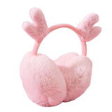 Ear Muffs for Winter Cute Reindeer Antlers Earmuffs Warm Faux Fur Ear Warmers Proof Warm Sleeve Earmuffs Noise （2pcs） In Australia - Darrahopens