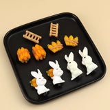 10 Pcs Cute 3D Animal Adorn,Rabbit,Basket,Radish Kit,Shoe Decoration for Shoes with Holes,Shoe Accessories for Boys and Girls In Australia - Darrahopens