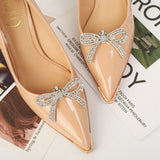 Rhinestone Shoe Clips Crystal Shoe Buckles Bow Square Wing Shoe Clips for Women Dress Shoes Classic Wedding Shoes on Accessories In Australia - Darrahopens
