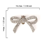 Rhinestone Shoe Clips Crystal Shoe Buckles Bow Square Wing Shoe Clips for Women Dress Shoes Classic Wedding Shoes on Accessories