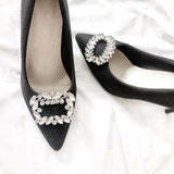 3 Pair Rhinestone Shoe Clips  Metal Shoe Decoration Detachable Women Flats Heels Accessories Shoe Buckle In Australia - Darrahopens