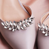 2 Pcs Rhinestone Metal Shoe Clips Detachable Ladies Shoe Embellishments Wings Shaped Shoe Buckle for High Heels Accessories Silver In Australia - Darrahopens