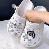 Shoe Charms for Women Girls,Golden Bling Charms for Sandals,Bling Chain Charms Flower Decoration Cute Shoe Accessories for Party In Australia - Darrahopens