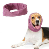 Dog Neck and Ears Warmer Pet Hoodie Warm Winter Dog Comfort Hat Soft Headwear for Long Ears for Anxiety Dog Calming