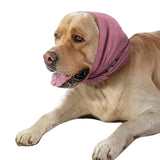 Dog Neck and Ears Warmer Pet Hoodie Warm Winter Dog Comfort Hat Soft Headwear for Long Ears for Anxiety Dog Calming