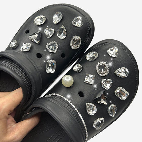 Bling Shoe Charms for Women Girl - Shoe Decoration Charms Crystal Diamond Luxury Shoe Accessories for Sandals In Australia - Darrahopens