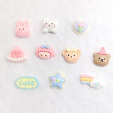 20 Pcs Unisex-Adult Cute Shoe Decoration Charms for Crocs Sandals, Resin Cartoon Flower Pearl Chain Accessories for Girls Women In Australia - Darrahopens