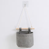 Cotton Linen Fabric Closet Detachable Foldable Washable Hanging Storage Bag with 3 Pockets Over The Wall Door Organizer for Room In Australia - Darrahopens