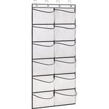 12 Large Mesh Pockets Boots Hanging Storage Shoe Rack for Closet closet shoe organizer shoe rack organizer shoe storage,4 Hooks In Australia - Darrahopens