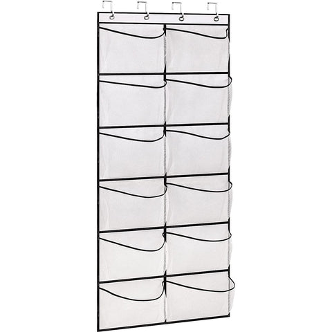 12 Large Mesh Pockets Boots Hanging Storage Shoe Rack for Closet closet shoe organizer shoe rack organizer shoe storage,4 Hooks In Australia - Darrahopens